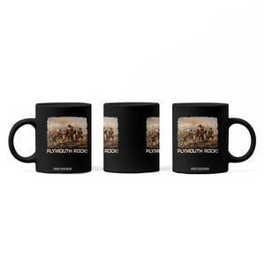 Plymouth Rock Coffee Mug Mayflower Pilgrims Thanksgiving History TS11 Print Your Wear