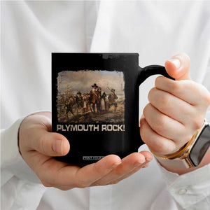 Plymouth Rock Coffee Mug Mayflower Pilgrims Thanksgiving History TS11 Print Your Wear
