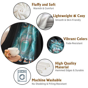 Funny Six Seven The Mason 67 Kid Gen Alpha Meme Throw Blanket TS11 Print Your Wear