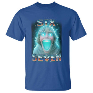 Six Seven The Mason 67 Kid – T-Shirt – Funny Gen Alpha Meme TS11 Royal Blue Print Your Wear