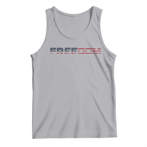 Freedom Patriotic Motivational Quote American Flag Tank Top TS11 Athletic Heather Print Your Wear