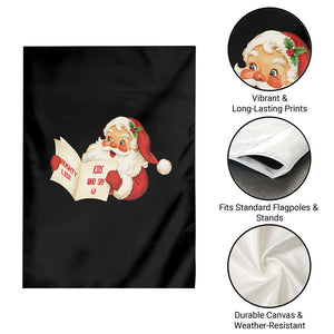 Funny 67 Christmas Santa Garden Flag Naughty List Kids Who Say Six Seven Meme TS11 Print Your Wear