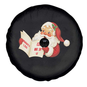 Funny 67 Christmas Santa Spare Tire Cover Naughty List Kids Who Say Six Seven Meme TS11 Print Your Wear