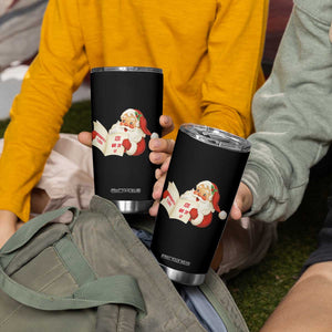 Funny 67 Christmas Santa Tumbler Cup Naughty List Kids Who Say Six Seven Meme TS11 Print Your Wear