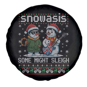 Snowasis Some Might Sleigh Spare Tire Cover Funny Christmas Snowmen Rock Band Parody TS11 Print Your Wear