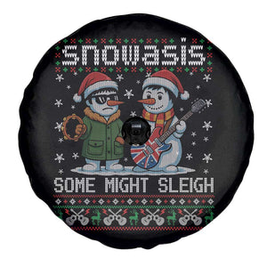 Snowasis Some Might Sleigh Spare Tire Cover Funny Christmas Snowmen Rock Band Parody TS11 Print Your Wear