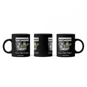 Snowasis Some Might Sleigh Coffee Mug Funny Christmas Snowmen Rock Band TS11 Print Your Wear