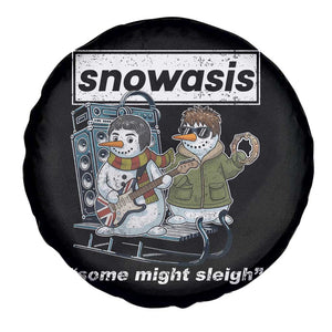 Snowasis Some Might Sleigh Spare Tire Cover Funny Christmas Snowmen Rock Band TS11 Print Your Wear