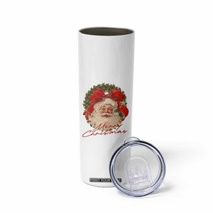 Merry Christmas Vintage Retro Santa Claus Coquette Skinny Tumbler TS11 Print Your Wear