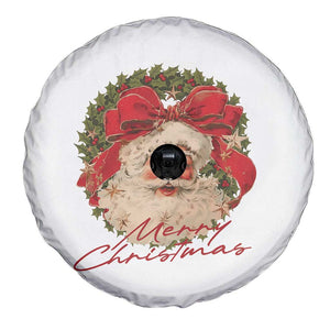Merry Christmas Vintage Retro Santa Claus Coquette Spare Tire Cover TS11 Print Your Wear