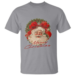 Merry Christmas Vintage Retro Santa Claus Coquette T Shirt TS11 Sport Gray Print Your Wear