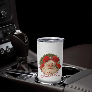 Merry Christmas Vintage Retro Santa Claus Coquette Tumbler Cup TS11 Print Your Wear
