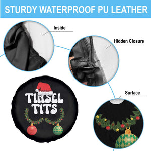 Christmas Tinsel Tits Spare Tire Cover Funny Xmas Couple Matching TS11 Print Your Wear