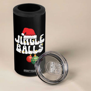 Christmas Jingle Balls 4 in 1 Can Cooler Tumbler Funny Xmas Couple Matching TS11 Print Your Wear