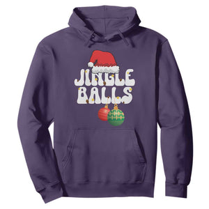 Christmas Jingle Balls Hoodie Funny Xmas Couple Matching TS11 Purple Print Your Wear