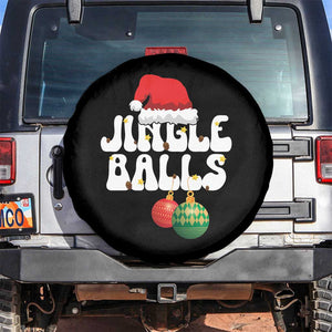 Christmas Jingle Balls Spare Tire Cover Funny Xmas Couple Matching TS11 No hole Black Print Your Wear