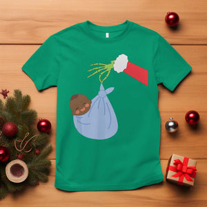 Funny NICU Labor Delivery Nurse Christmas Santa Black Baby T Shirt TS11 Irish Green Print Your Wear