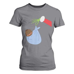 Funny NICU Labor Delivery Nurse Christmas Santa Black Baby T Shirt For Women TS11 Charcoal Print Your Wear