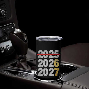 Funny 67 New Year Tumbler Cup Happy New Year 2026 2027 Six Seven Meme Faux Glitter Effect Printed TS11 Print Your Wear