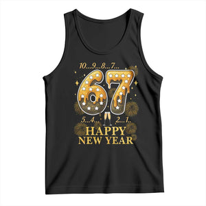Funny 67 New Years Eve Tank Top Countdown New Year Party 2026 Six Seven Meme TS11 Black Print Your Wear
