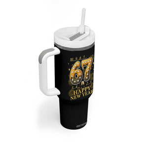 Funny 67 New Years Eve Tumbler With Handle Countdown New Year Party 2026 Six Seven Meme TS11 Print Your Wear