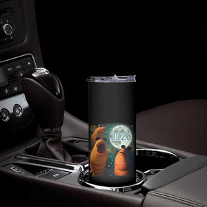 Funny Marcus The Worm New Year Skinny Tumbler Happy New Year 2026 Moon NYE Party TS11 Print Your Wear