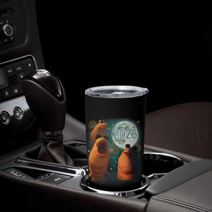 Funny Marcus The Worm New Year Tumbler Cup Happy New Year 2026 Moon NYE Party TS11 Print Your Wear