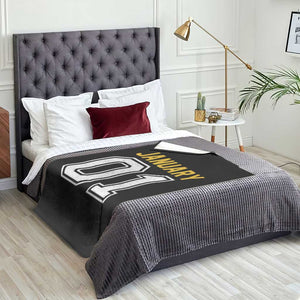 Funny January 01 New Years Eve Party Throw Blanket TS11 Print Your Wear