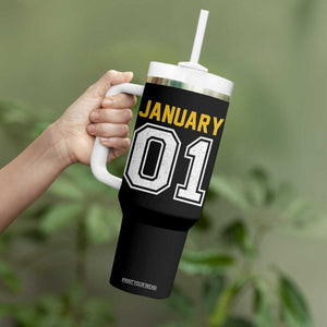 Funny January 01 New Years Eve Party Tumbler With Handle TS11 Print Your Wear
