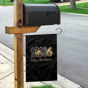 Spanish New Year 2026 Garden Flag Feliz Ano Nuevo NYE Party Disco Ball TS11 Print Your Wear