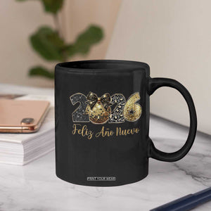 Spanish New Year 2026 Coffee Mug Feliz Ano Nuevo NYE Party Disco Ball TS11 Print Your Wear