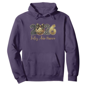 Spanish New Year 2026 Hoodie Feliz Ano Nuevo NYE Party Disco Ball TS11 Purple Print Your Wear