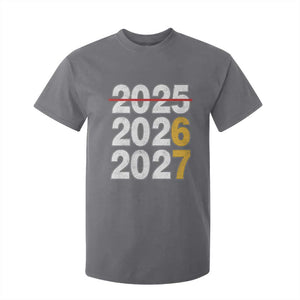 Funny 67 New Year T Shirt For Kid Happy New Year 2026 2027 Six Seven Meme TS11 Charcoal Print Your Wear
