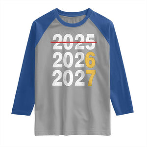 Funny 67 New Year Raglan Shirt Happy New Year 2026 2027 Six Seven Meme TS11 Sport Gray Royal Print Your Wear
