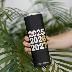 Funny 67 New Year Skinny Tumbler Happy New Year 2026 2027 Six Seven Meme TS11 Print Your Wear