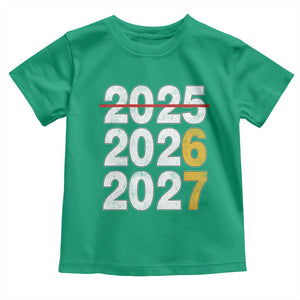Funny 67 New Year Toddler T Shirt Happy New Year 2026 2027 Six Seven Meme TS11 Irish Green Print Your Wear