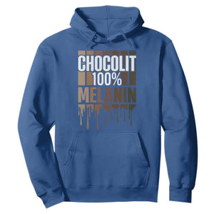 Funny Chocolit 100% Hoodie African American Melanin Black Pride TS11 Royal Blue Print Your Wear