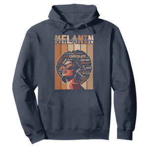 Melanin Every Shade Slays Hoodie Melanin Afro Queen African American Pride TS11 Navy Print Your Wear