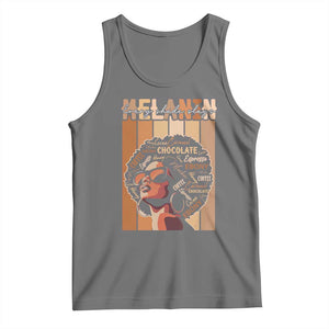 Melanin Every Shade Slays Tank Top Melanin Afro Queen African American Pride TS11 Black Heather Print Your Wear