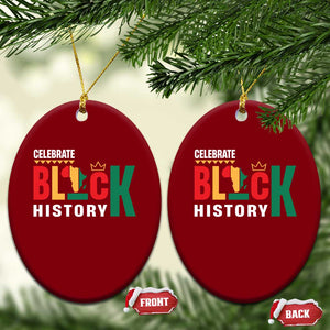 Celebrate Black History Ceramic Ornament African American History Africa Map TS11 Print Your Wear
