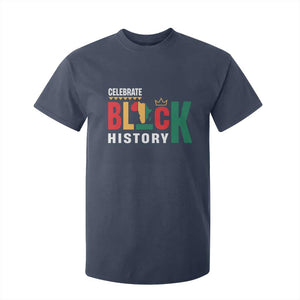 Celebrate Black History T Shirt For Kid African American History Africa Map TS11 Navy Print Your Wear