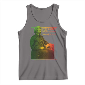 Frederick Douglass Tank Top It Is Easier To Build Strong Children Than To Repair Broken Men TS11 Deep Heather Print Your Wear