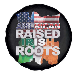 Irish American Spare Tire Cover American Raised Irish Roots St Patrick's Day TS11 Print Your Wear
