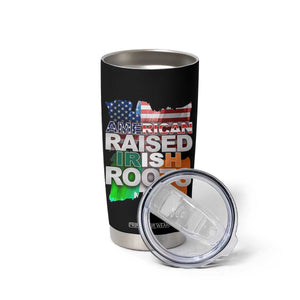 Irish American Tumbler Cup American Raised Irish Roots St Patrick's Day TS11 Print Your Wear