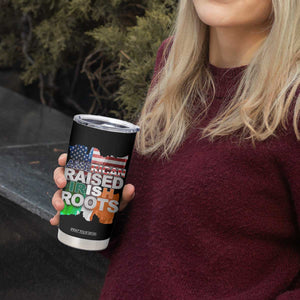 Irish American Tumbler Cup American Raised Irish Roots St Patrick's Day TS11 Print Your Wear