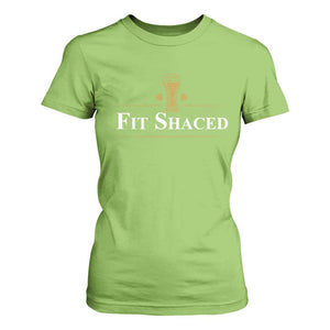 Funny St Patrick's Day Irish Beer Drinking T Shirt For Women Fit Shaced Shamrock TS11 Lime Print Your Wear