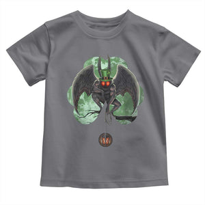 Funny St Patrick's Day Mothman Cryptid Creature Shamrock Toddler T Shirt TS11 Charcoal Print Your Wear