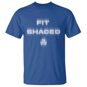 Funny Irish Beer Drinking St Patrick's Day Fit Shaced T Shirt Shamrock TS11 Royal Blue Print Your Wear
