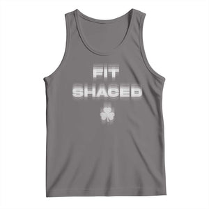 Funny Irish Beer Drinking St Patrick's Day Fit Shaced Tank Top Shamrock TS11 Deep Heather Print Your Wear