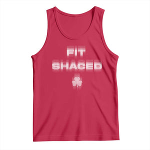 Funny Irish Beer Drinking St Patrick's Day Fit Shaced Tank Top Shamrock TS11 Red Print Your Wear
